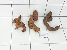 3x Small Aquarium Natural Bogwood Driftwood Pleco Fish Tank Wood  Decoration 644