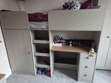 Cabin Bed, Triple Wardrobe
