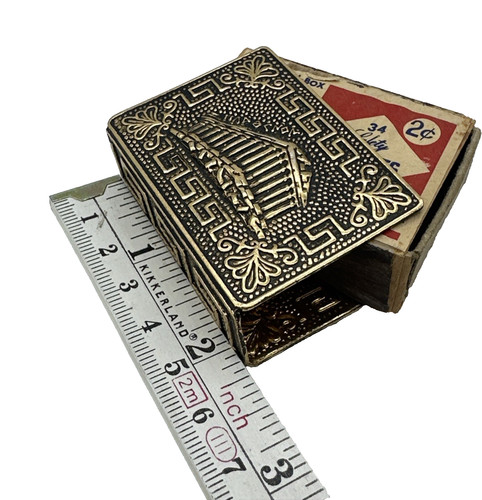 Vintage matchbox cover sleeve - vintage,