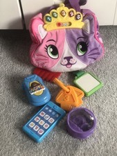 Leapfrog Purrfect Cat Counting Handbag Learning Number Toy Playset Works Complet