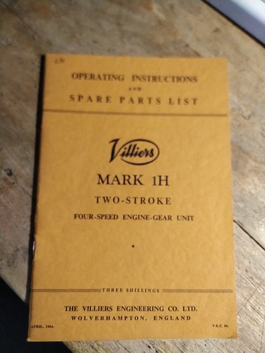 Villiers 1964 mark - villiers, 1h