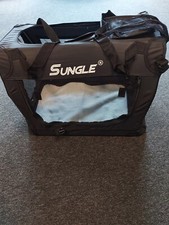 Fabric Dog Crate Cat Puppy Pet Carrier Travel Portable Kennel Cage House