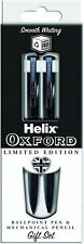 Helix Oxford Black Premium Ballpoint Pen & Mechanical Pencil Set