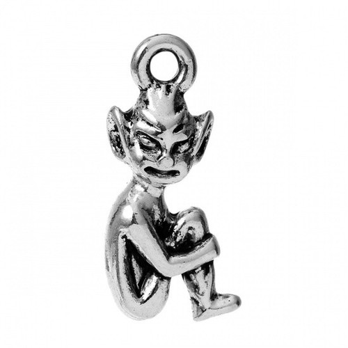 Cornish pixie elf charms 10pcs - elf,