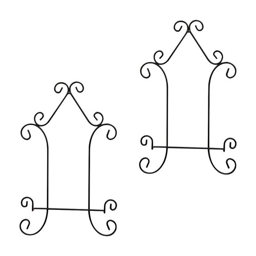 2pcs black iron - 2pcs, display