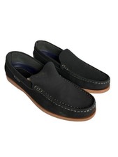 Mens Yatchsman Navy Leather