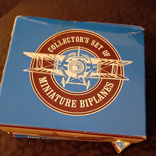 Miniature diecast biplanes - miniature,
