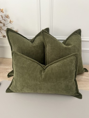 Set olive green cushion - set,