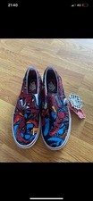 Vans x Marvel Spider-Man Classic Slip On Comic Print RARE Authentic NEW