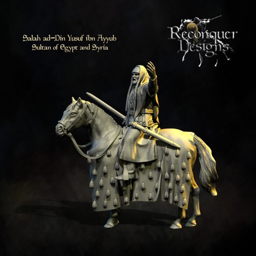 Reconquer designs 28mm saladin - reconquer,
