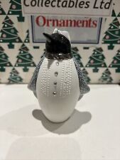 Black Tie Penguin Deluxe Large Christmas Hallmark Keepsake Ornament In Box