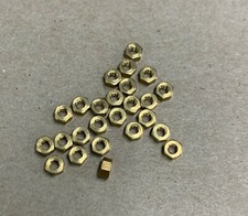 9 BA Brass Nuts pack of 25