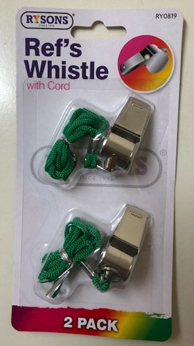 Pack referee whistles - of, 2