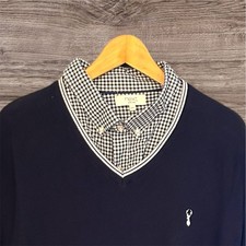 Next Men's Navy Mock Layer