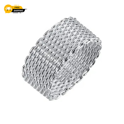 925 sterling silver simple net - sterling,