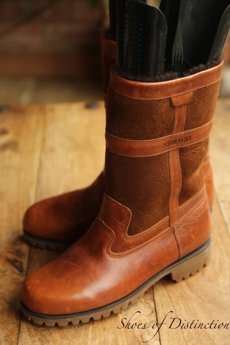 Sebago shearling lined brown - shearling,