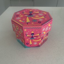 LUSH EMPTY Gift Box Octagonal Hat Box Snow Fairy