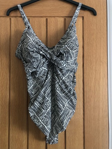 Black white tummy control - black/white,