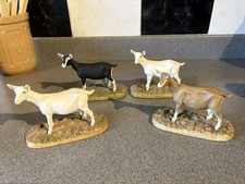 North Light Goat Figure Ornaments