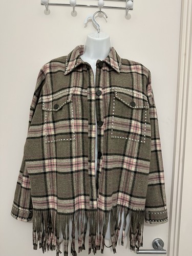 Zara plaid check - plaid, fringe