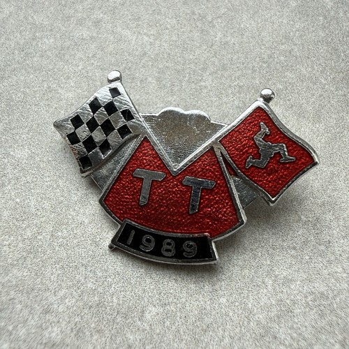 Isle man pin badge 1989 - pin,