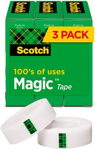 Scotch magic invisible tape - invisible,