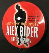 ALEX RIDER AUDIO BOOK SIX MISSIONS 37 CD SET ANTHONY HOROWITZ TIN