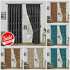 Jacquard Pencil Pleat Curtains
