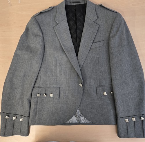 Scottish argyll jacket - argyll, grey