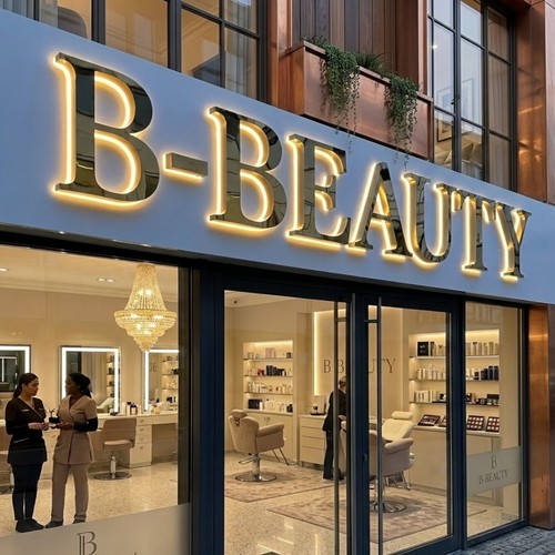 Letters signage light - letters, /