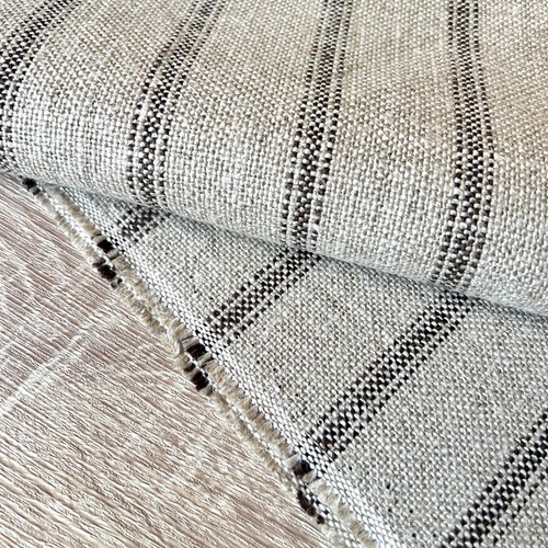 Rustic stripe 100 linen - ,
