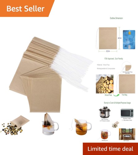 Wood pulp tea infuser bags - pulp,