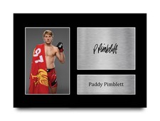Paddy Pimblett Signed UFC Pre
