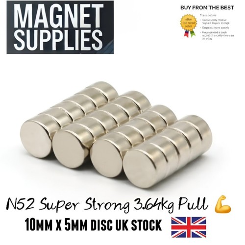 N52 10mm 5mm round neodymium - 10mm, x