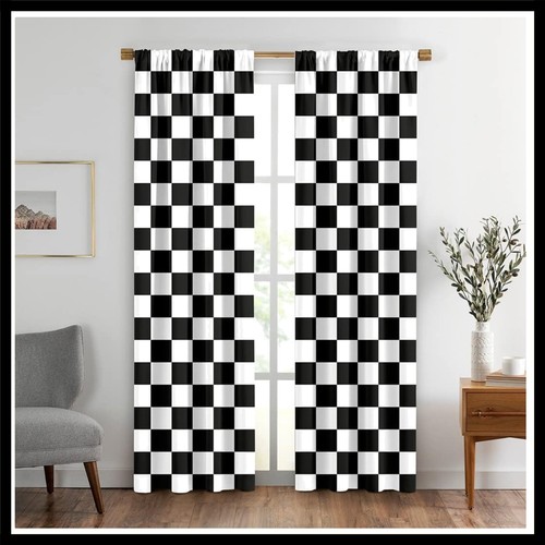 Black and white checkered - and,