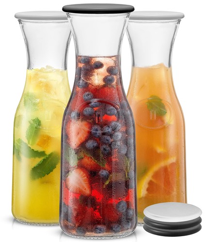 Piece glass carafe set - carafe,