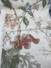 Nina Campbell Somerhill Fabric 77x138cm Cotton Linen Floral
