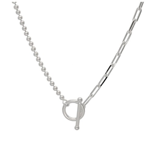 Sterling silver bar - silver, t-bar