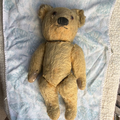 1930s jointed teddy bear - 1930s,