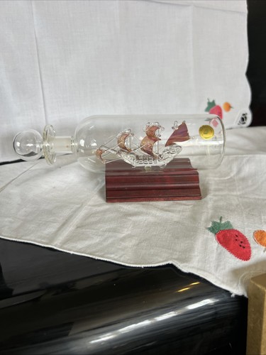 Delightful blown glass - ship, in
