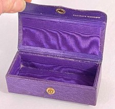 VINTAGE 1920s PURPLE LEATHER -