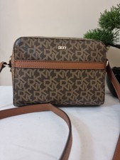 DKNY Crossbody Bag Brown Gold