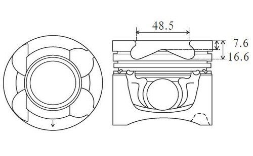 Fai pk27 050 - fai, piston