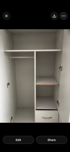 White door freestanding - white, 2