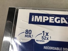 IMPEGA Audio CD-RW 700MB Recordable Blank 80 Min Disc Multispeed CD Music