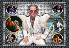 Elton John -  SIGNED ORIGINAL A4 PHOTO PRINT MEMORABILIA
