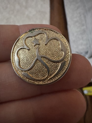 Vintage girl guides - girl, brass