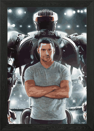 Real steel atom framed - real,