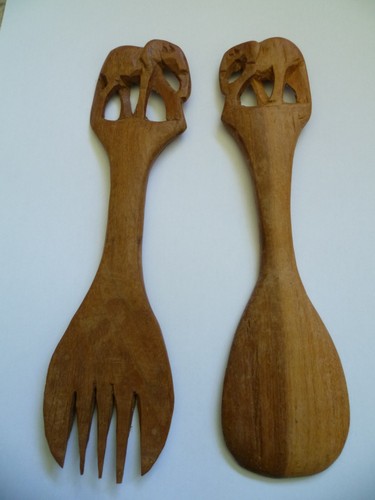 Hand carved wooden spoons - carved,