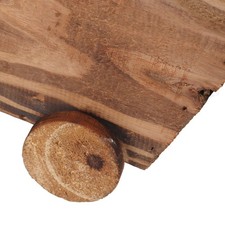 Wooden Wheel Barrel Planter Durable Wheelbarrow Design For Succulent Flower